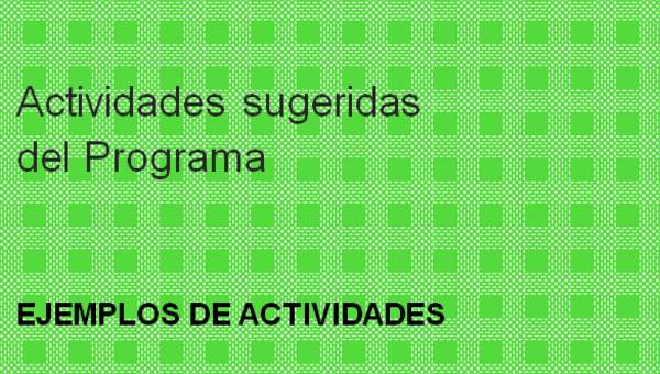 Actividades sugeridas Unidad 1