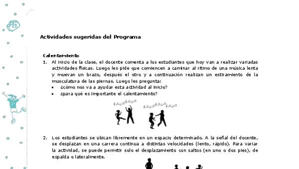 Actividades sugeridas Unidad 1