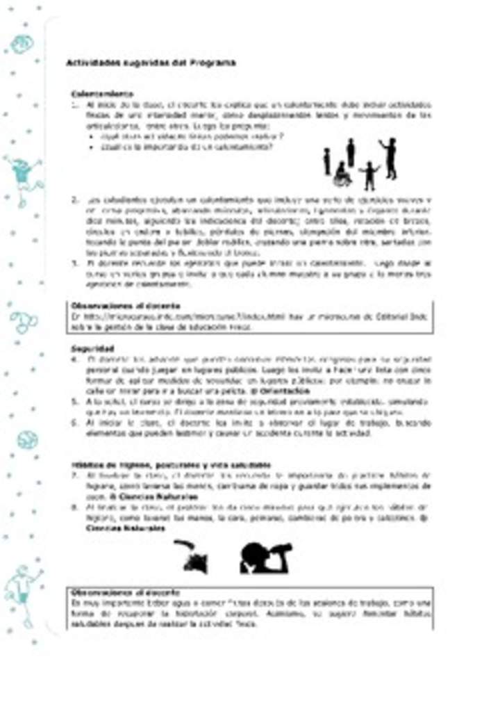 Actividades sugeridas Unidad 2