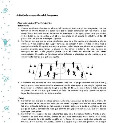 Actividades sugeridas Unidad 2