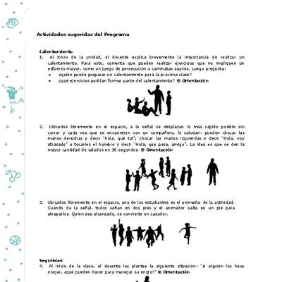 Actividades sugeridas Unidad 1