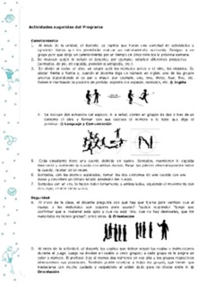 Actividades sugeridas Unidad 2