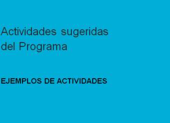 Actividades sugeridas Unidad 1