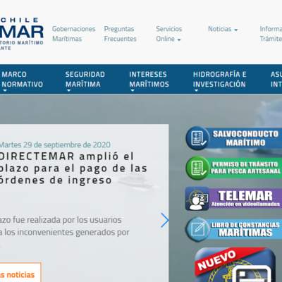 Armada de Chile. DIRECTEMAR