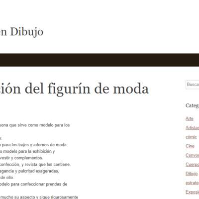 Proporción de figurín de moda