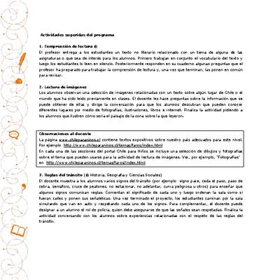 Actividades sugeridas Unidad 1