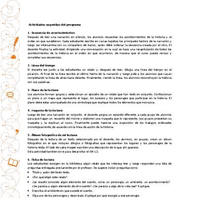 Actividades sugeridas Unidad 1