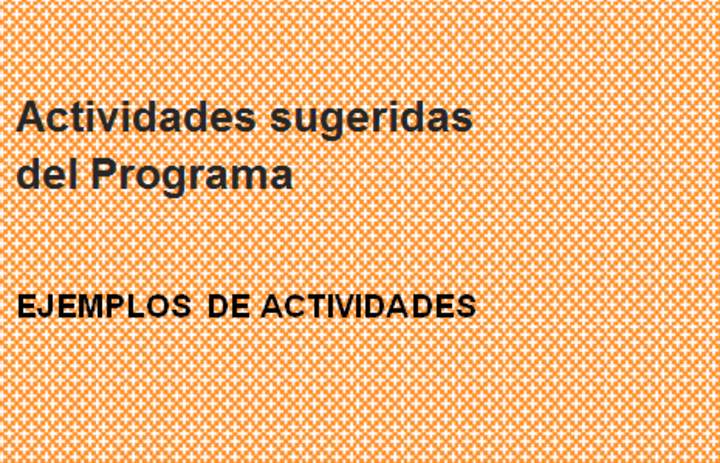 Actividades sugeridas Unidad 3