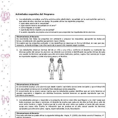 Actividades sugeridas Unidad 1