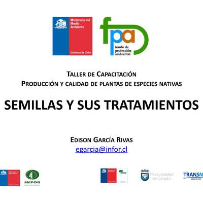 Presentación semillas y tratamientos