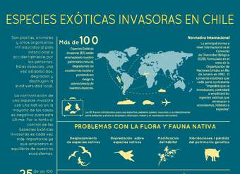 Afiche Especies Exóticas Invasoras en Chile 1