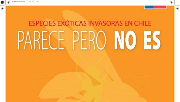 Afiche especies exóticas invasoras: Parece pero no es