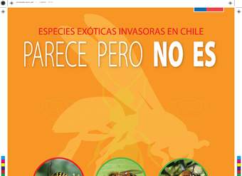 Afiche especies exóticas invasoras: Parece pero no es