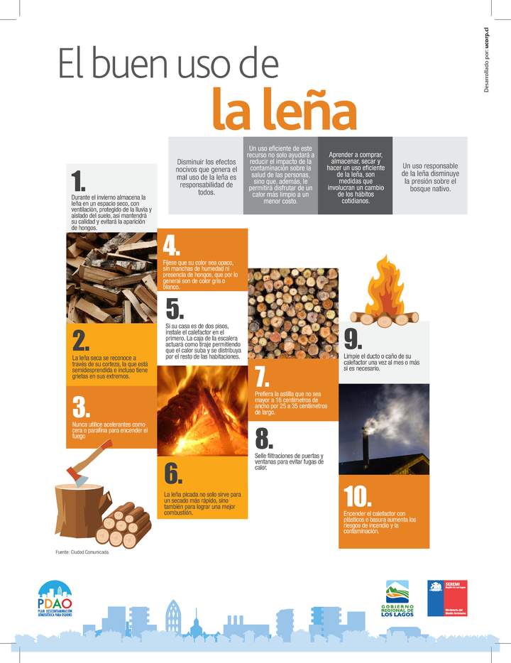 Infografía buen uso de la leña 2