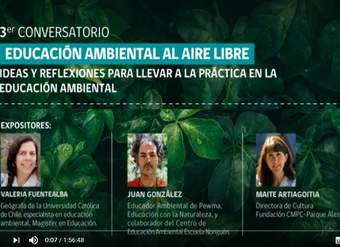 Tercer conversatorio de Educación ambiental al aire libre