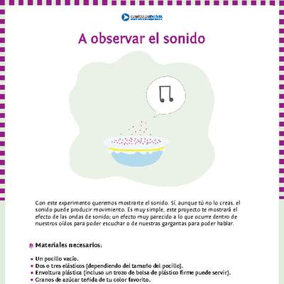 A observar el sonido