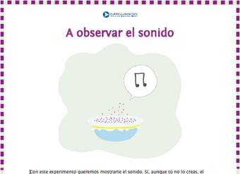 A observar el sonido