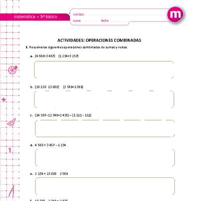 Operaciones combinadas