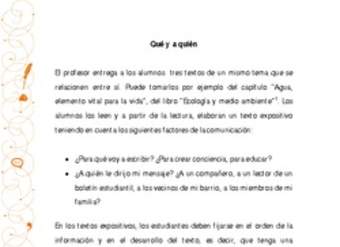 Orientación pedagógica: Qué y a quién