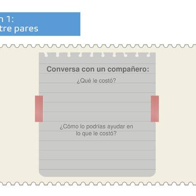 Metacognición 1: Evaluación entre pares