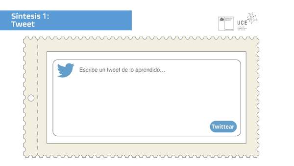 Síntesis 1: Tweet
