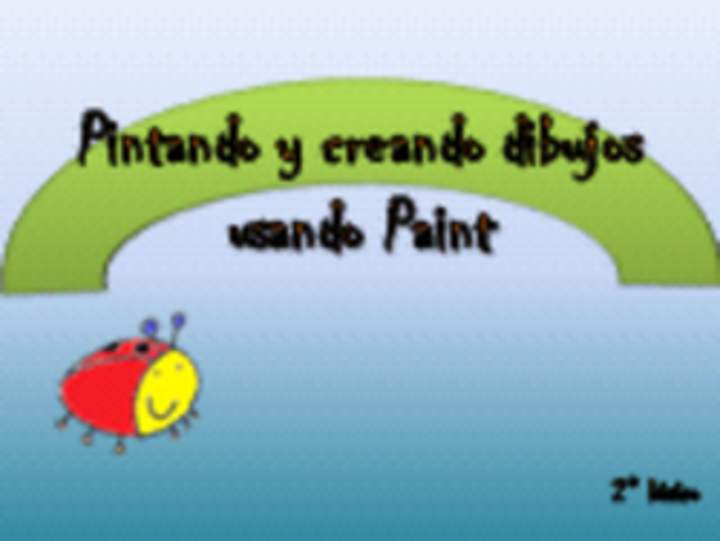 Dibujando y creando dibujos usando Paint