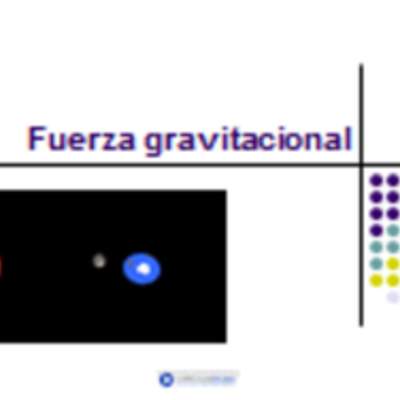 Fuerza gravitacional