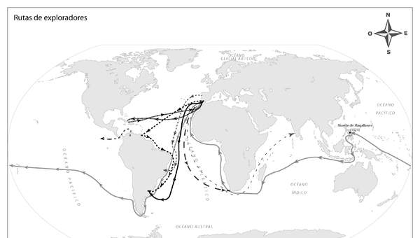 Rutas de exploradores