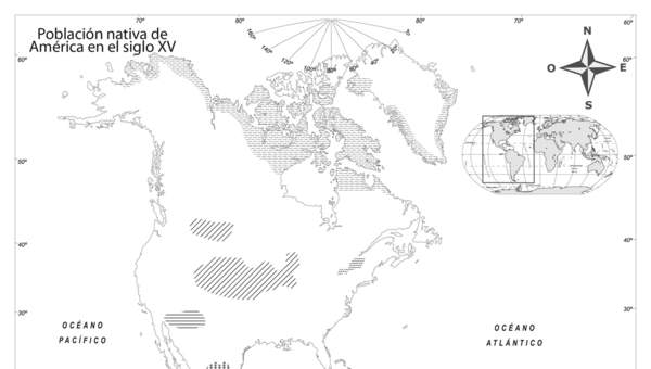 Población nativa de América en el siglo XV