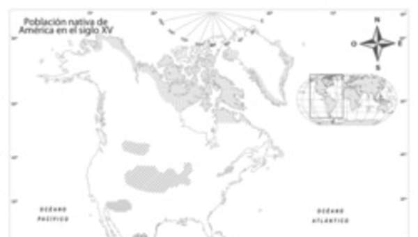 Población nativa de América en el siglo XV