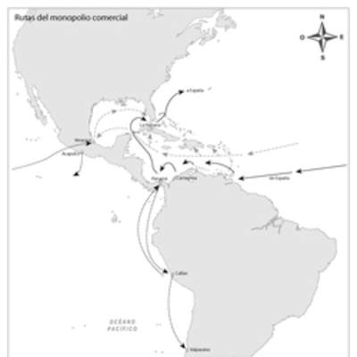 Rutas del monopolio comercial