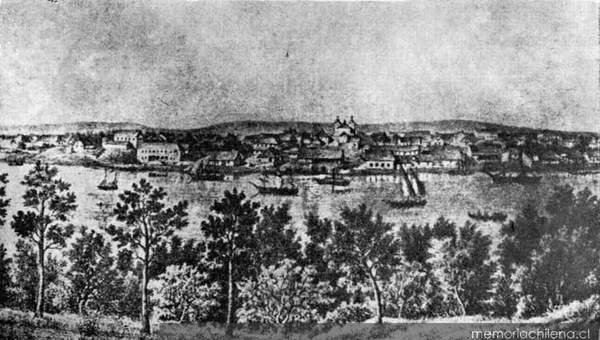 Valdivia en 1862