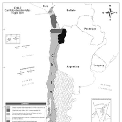 Chile cambios territoriales (siglo XIX)