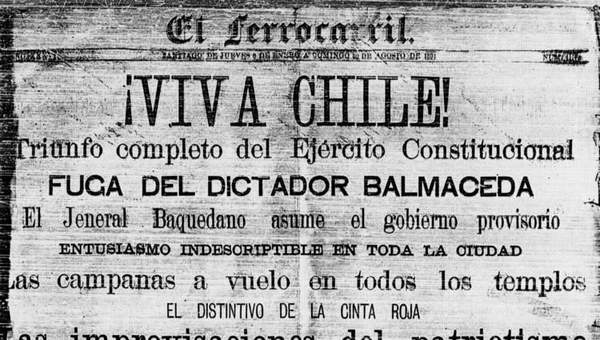 Diario fin Guerra Civil 1891