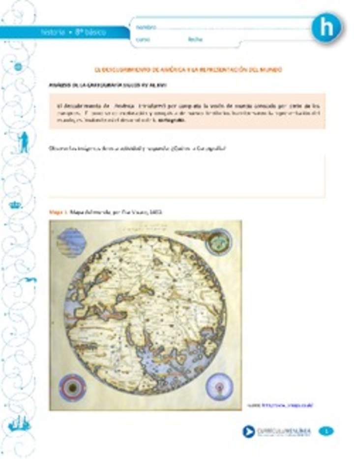 El descubrimiento de América y la representación del mundo