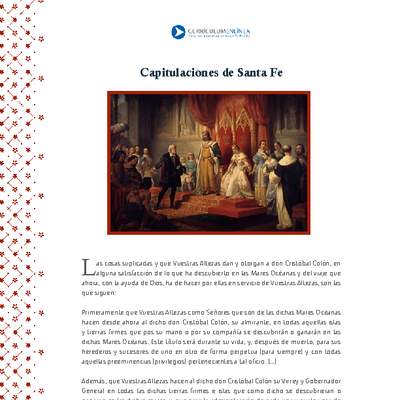 Capitulaciones de Santa Fe