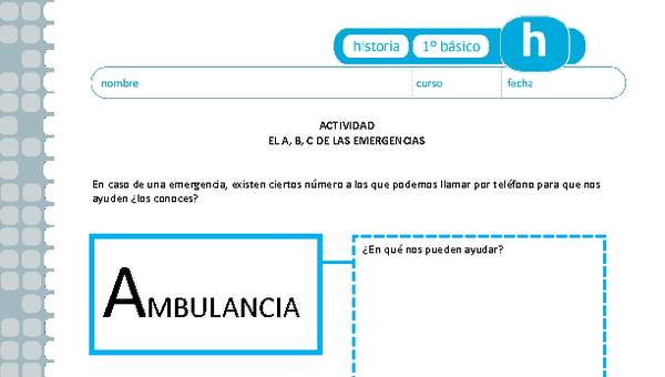 El A, B, C de las emergencias