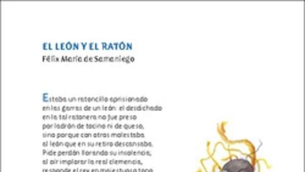 El león y el ratón