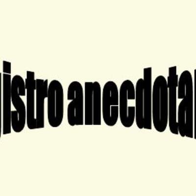 Registro anecdotario