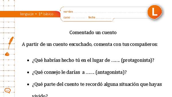 Comentando un cuento