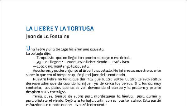 La liebre y la tortuga