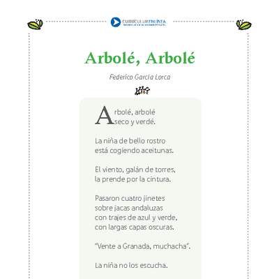 Arbolé, arbolé.