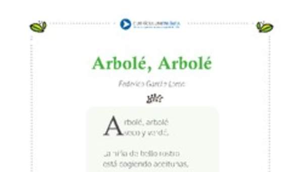 Arbolé, arbolé.