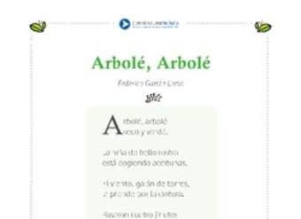 Arbolé, arbolé.