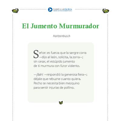 El jumento murmurador