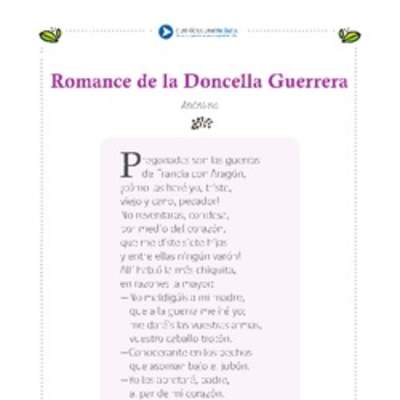 Romance de la doncella guerrera