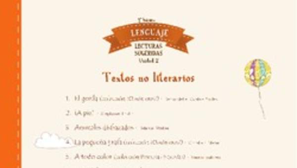 Lecturas sugeridas para la unidad 2: textos no literarios