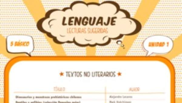 Lecturas sugeridas para la unidad 1: textos no literarios