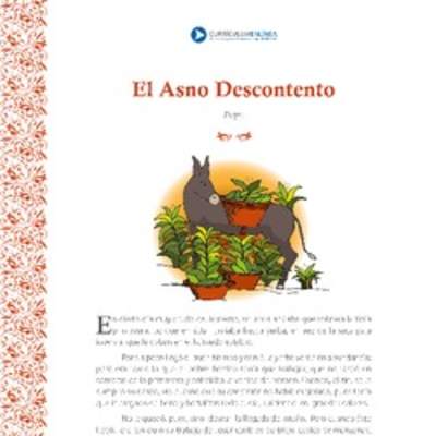 El asno descontento