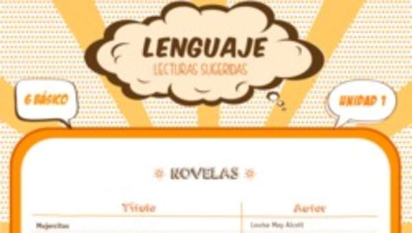 Lecturas sugeridas para la unidad 1: novelas